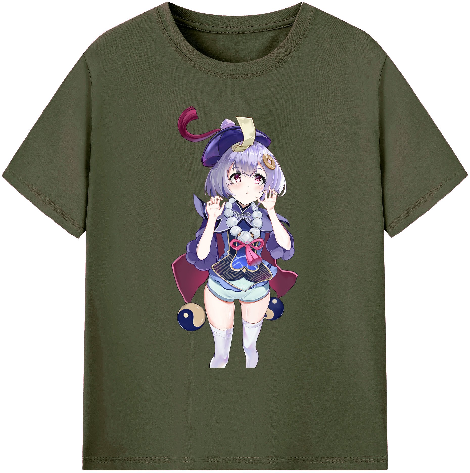 げんし神 七七 なな  genshin Nana 綿100％ メンズ半袖Tシャツ｜肌触りやわらか＆通気性